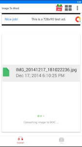 اسکرین شات 3 برنامه Photo to Word Converter