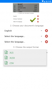 اسکرین شات 1 برنامه Convert JPG to XLSX - Image to