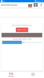 اسکرین شات 3 برنامه DOCX to PDF Converter