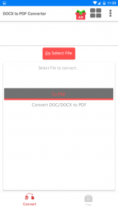 اسکرین شات برنامه DOCX to PDF Converter 1