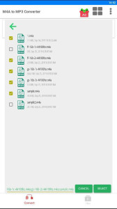 اسکرین شات 1 برنامه M4a to Mp3 Converter