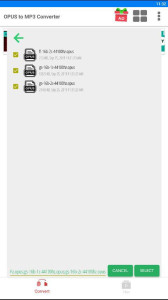 اسکرین شات 1 برنامه Opus to Mp3 converter