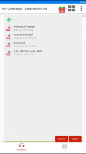 اسکرین شات 1 برنامه Compress PDF File