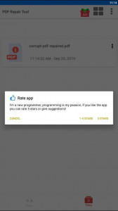 اسکرین شات 3 برنامه PDF repair tool - Repair Pdf