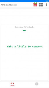 اسکرین شات 2 برنامه PDF to XLS Converter