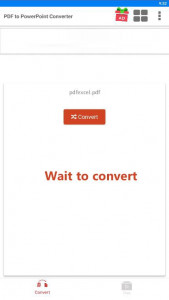 اسکرین شات برنامه PDF to PPTX Converter 2