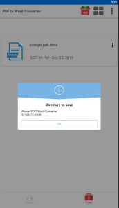 اسکرین شات 3 برنامه PDF to Word Converter