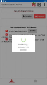 اسکرین شات 2 برنامه Video Downloader for Pinterest