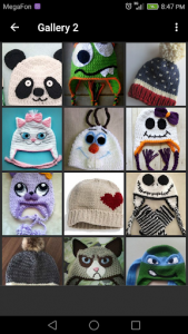 اسکرین شات برنامه Crochet Baby Hats 2