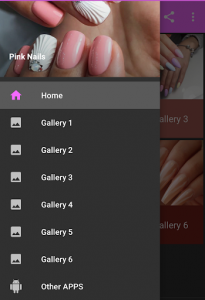 اسکرین شات برنامه Pink Nail art 1