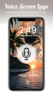 اسکرین شات برنامه Voice Lock Screen 2021- Unlock Mobile 4