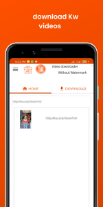 اسکرین شات 4 برنامه KW Video Downloader
