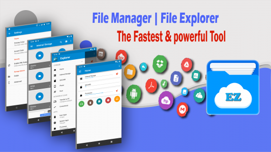 اسکرین شات برنامه EZ File Explorer - ez File Man 1