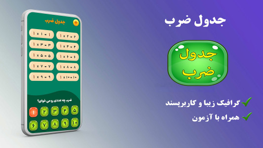 اسکرین شات برنامه ‏هوش (جدول ضرب) 4