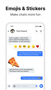 اسکرین شات 2 برنامه Message - SMS Texting App