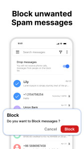 اسکرین شات 3 برنامه Messages - SMS Texting App