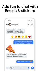 اسکرین شات 2 برنامه Messages - SMS Texting App