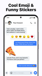 اسکرین شات 3 برنامه Messages - SMS Texting App