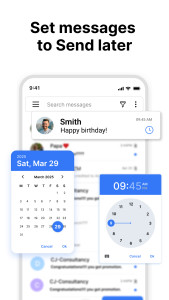 اسکرین شات 4 برنامه Messages - SMS Texting App