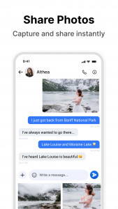 اسکرین شات 4 برنامه Message - SMS Texting App