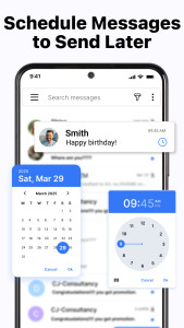 اسکرین شات 5 برنامه Messages - SMS Texting App