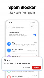 اسکرین شات 6 برنامه Message - SMS Texting App