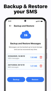 اسکرین شات 8 برنامه Messages - SMS Texting App