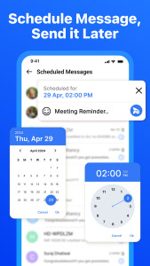 اسکرین شات 4 برنامه Messages: Chat & Message App