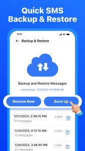 اسکرین شات 6 برنامه SMS Messages: Text, MMS