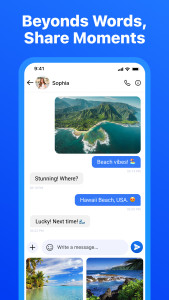 اسکرین شات 5 برنامه Messages: Chat & Message App