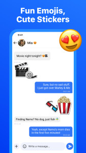 اسکرین شات 2 برنامه SMS Messages: Text, MMS