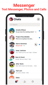 اسکرین شات برنامه Messenger SMS & MMS 1