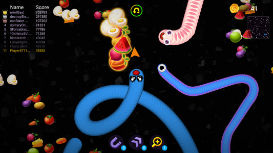 اسکرین شات 1 بازی Snake Battle: Worm Snake Game