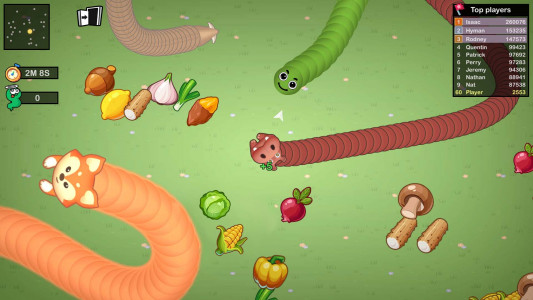 اسکرین شات بازی Snake Farm-Idle Merge IO Game 1
