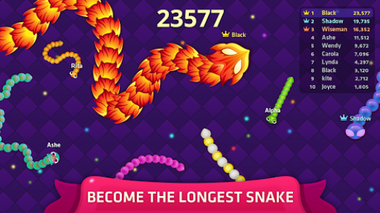 اسکرین شات بازی Snake Battle Game - Slither Worms 5