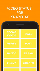 اسکرین شات برنامه Video Status For SnapChat 3