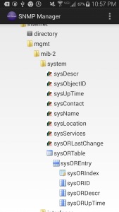 اسکرین شات 1 برنامه MIB Browser + SNMP Manager