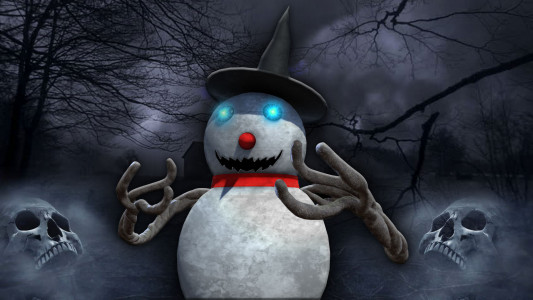 اسکرین شات بازی Evil Scary Snowman  Games 3d 1
