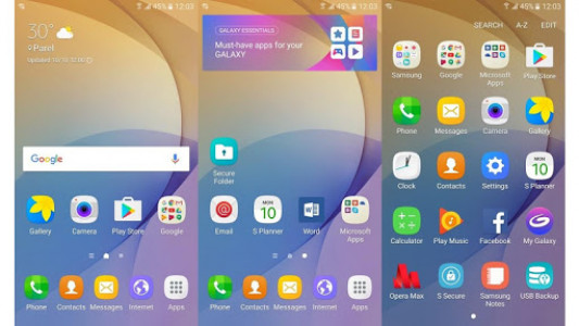 اسکرین شات برنامه Launcher Theme - Samsung J7 Pro 2017 New Version 5