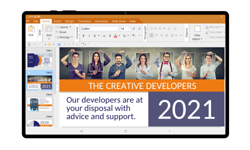 اسکرین شات برنامه Office: Presentations - compatible with PowerPoint 6