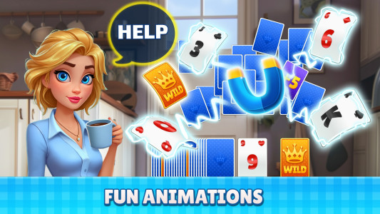 اسکرین شات 2 بازی Solitaire TriPeaks Idle Farm