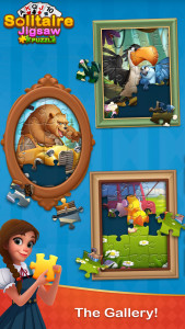 اسکرین شات 4 بازی Solitaire Jigsaw Puzzle