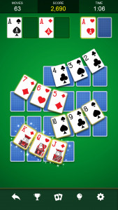 اسکرین شات بازی Solitaire 3