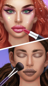 اسکرین شات 5 بازی Solitaire Makeup, Makeover