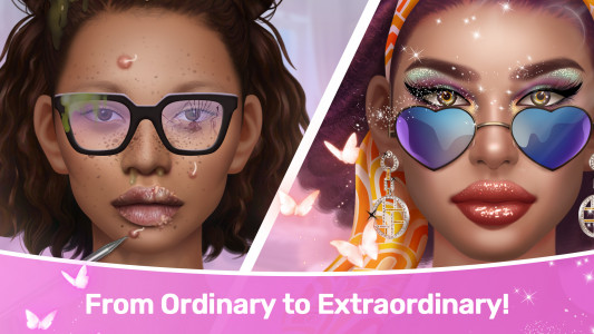 اسکرین شات 2 بازی Solitaire Makeup, Makeover