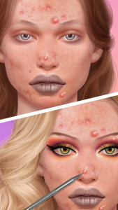 اسکرین شات 6 بازی Solitaire Makeup, Makeover
