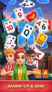 اسکرین شات 1 بازی Primitive Solitaire TriPeaks