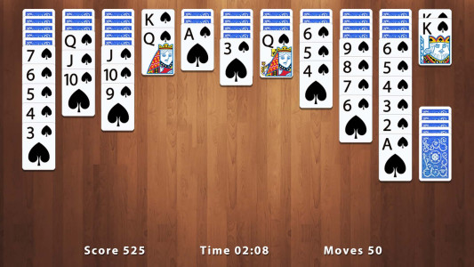 اسکرین شات 2 بازی Spider Solitaire