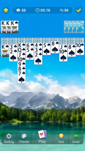 اسکرین شات بازی Spider Solitaire Classic 2