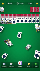 اسکرین شات 1 بازی Spider Solitaire Classic